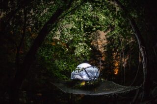 Découvrez un Hébergement insolite en Ubaye. Venez dormir en Bulle.