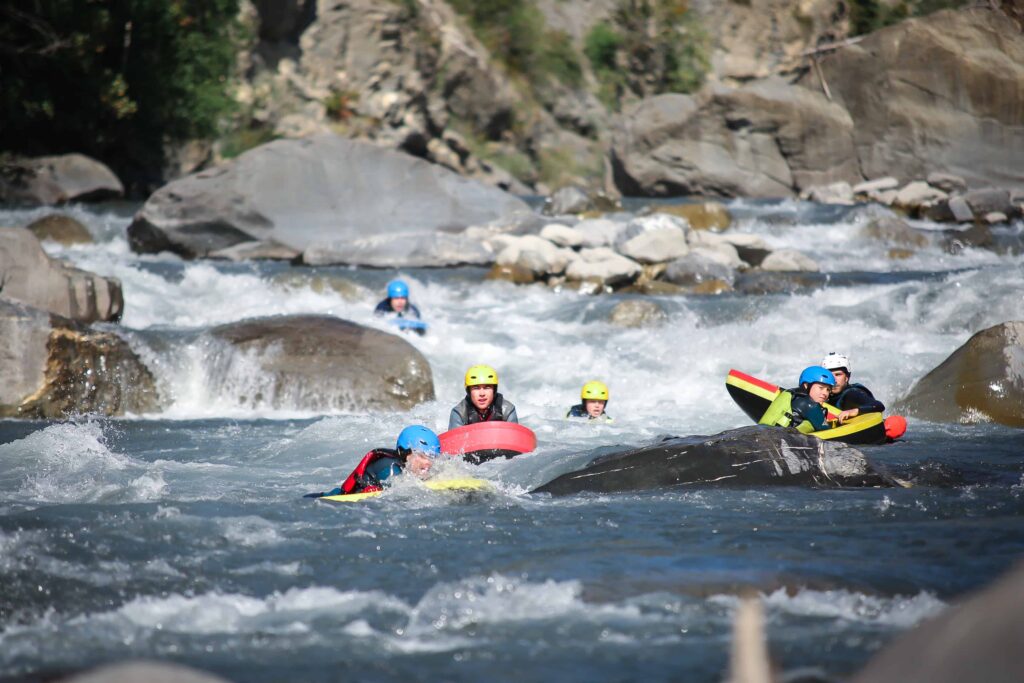 Descente de rivière -Hydrospeed en Ubaye à Barcelonnette