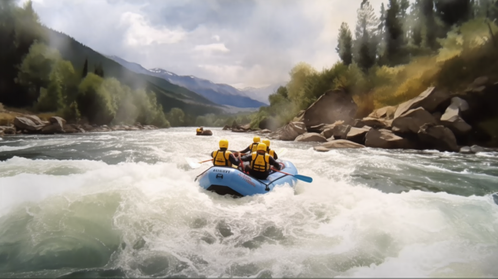 Rafting près de Gap - La Durance