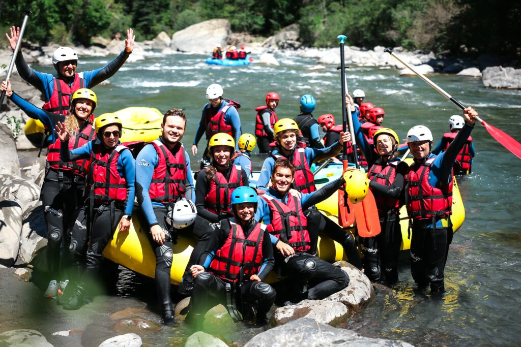 Fêtez votre divorce party en rafting dans la vallée de l'Ubaye.