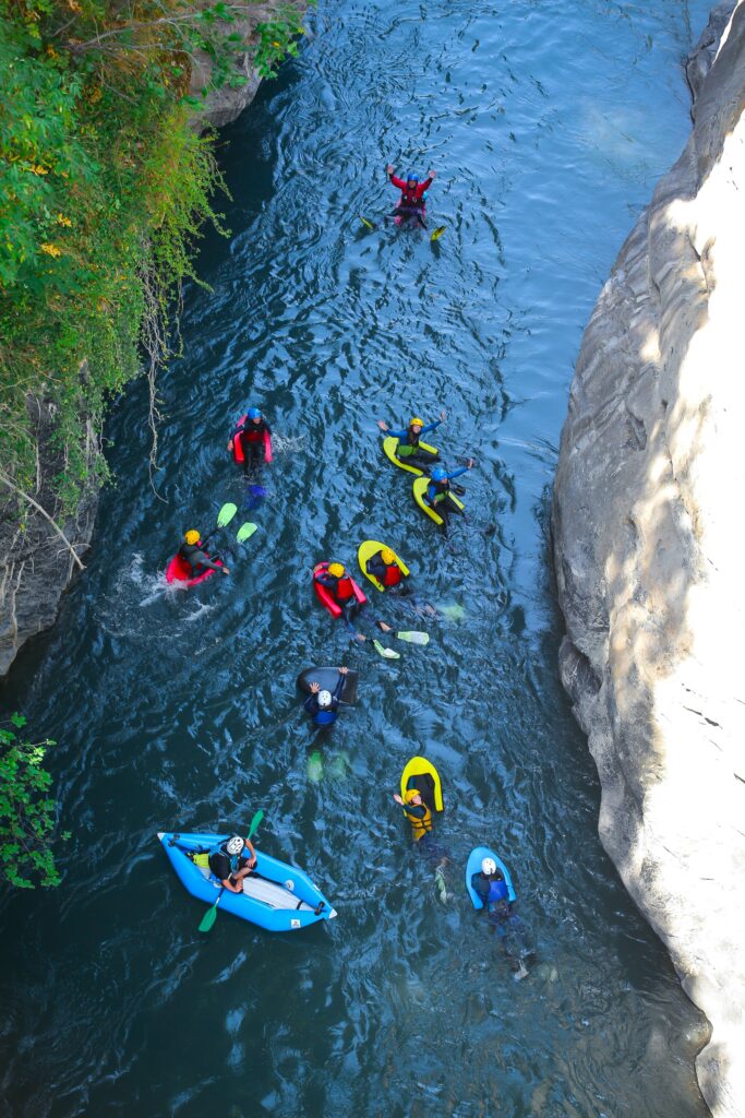 Passez dans les Gorges du lauzeT Ubaye en Hydrospeed, vivez des sensations inoubliables.