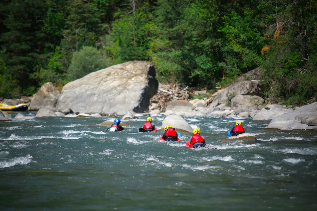 Venez faire une descente en Hydrospeed proche de Barcelonnette sur la rivière Ubaye.