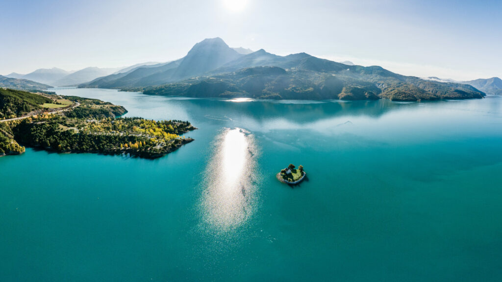 Voici le niveau d'eau du lac de Serre Ponçon 04