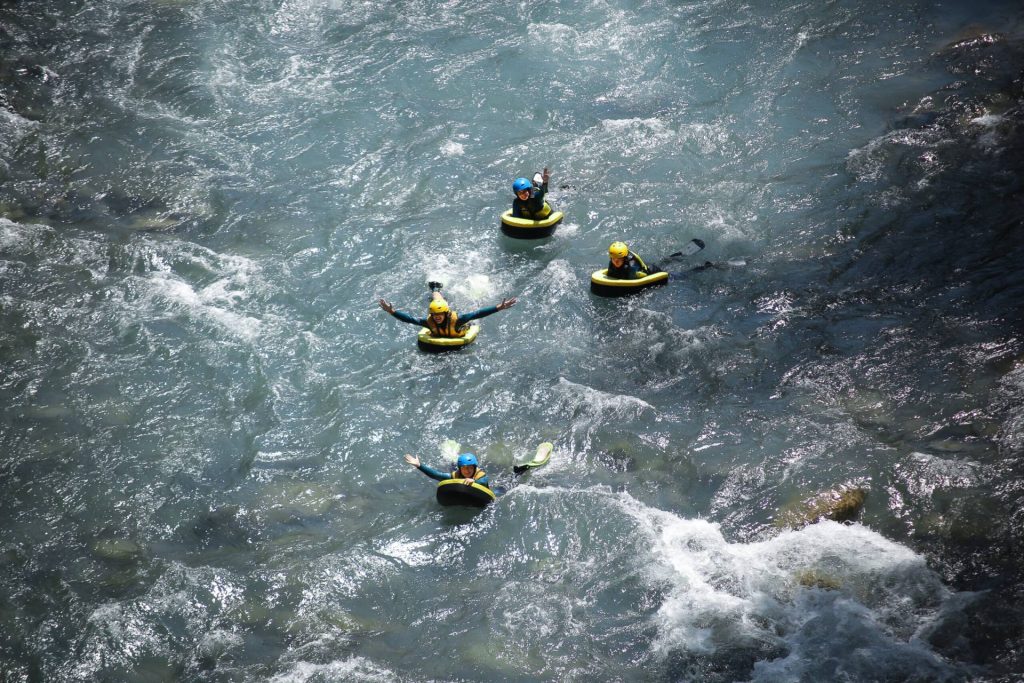 Hydrospeed descent on the Ubaye