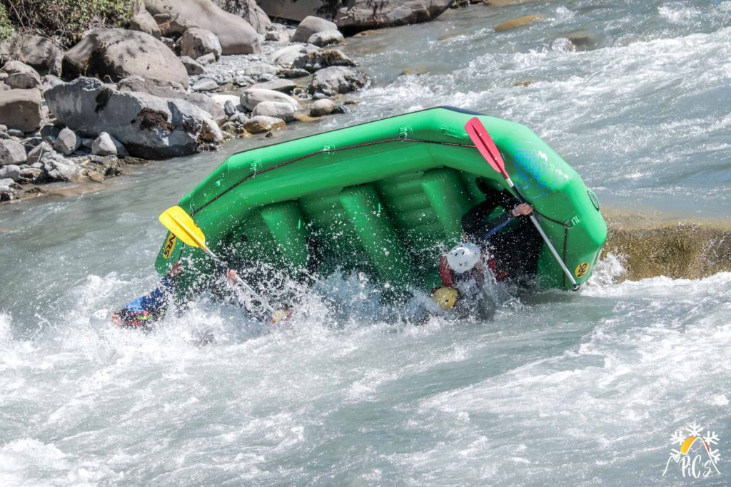 Crêpe on the Ubaye in Rafting in Serre Ponçon