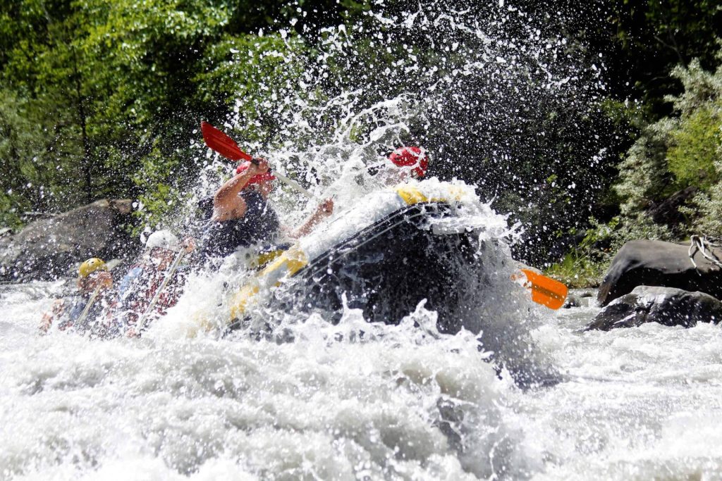 Rafting descent in Barcelonnette