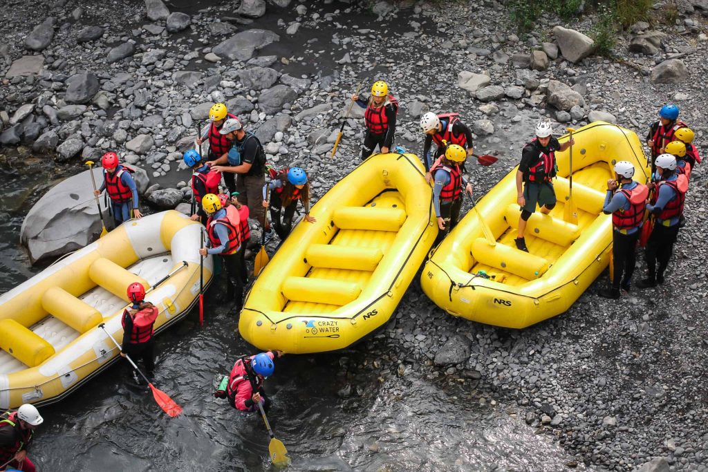 Sortie CE en rafting