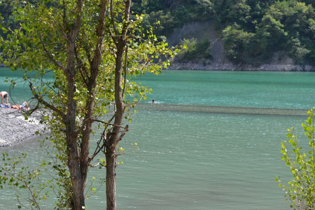 Baignade au lac