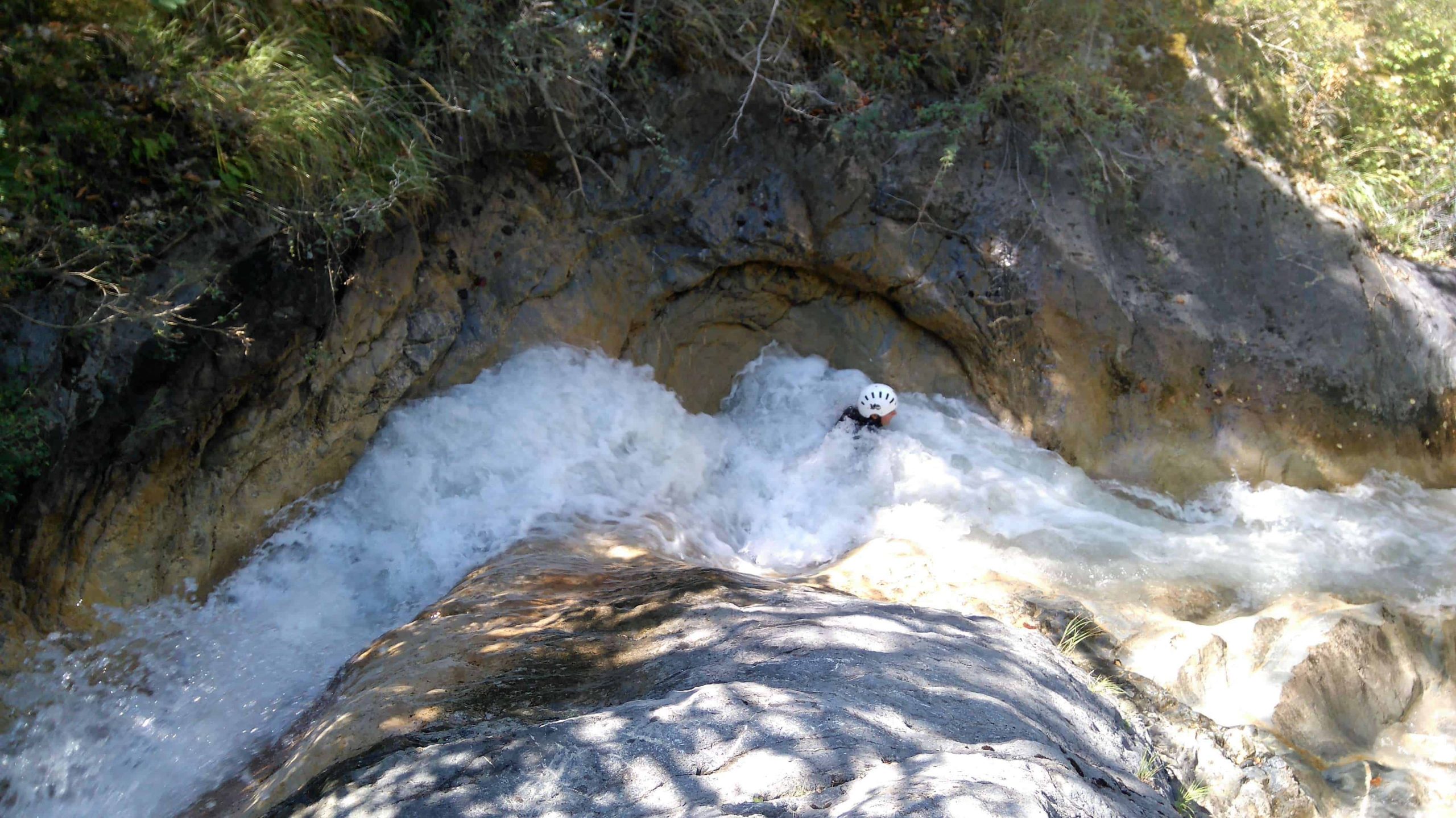 Descente en canyon à Barcelonnette