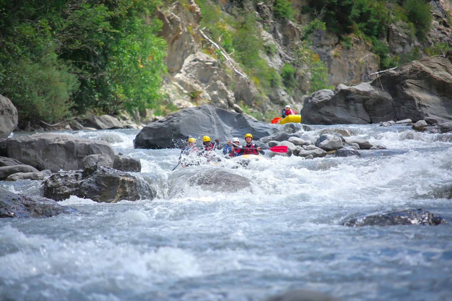 Our whitewater courses on the Ubaye - Crazy Water Rafting