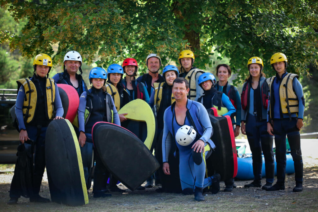 groepsactiviteit in Barcelonnette