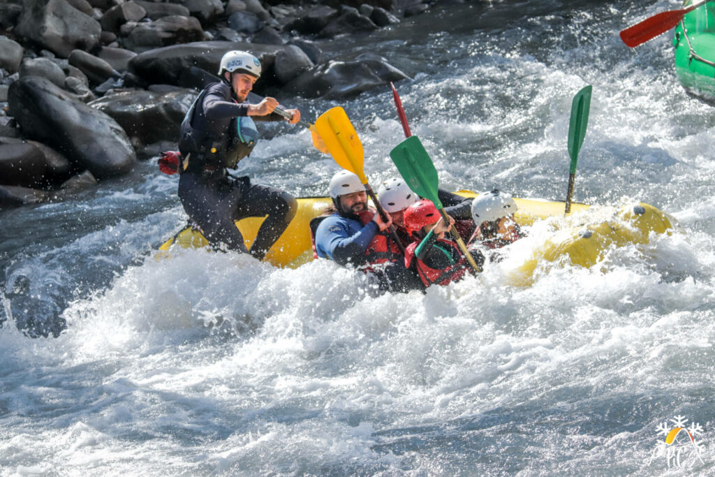 Near Barcelonnette rafting trip