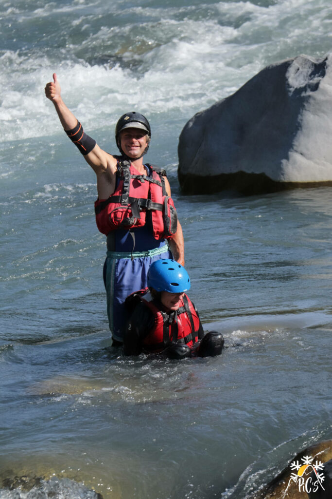 Equipe de crazy water rafting Ubaye