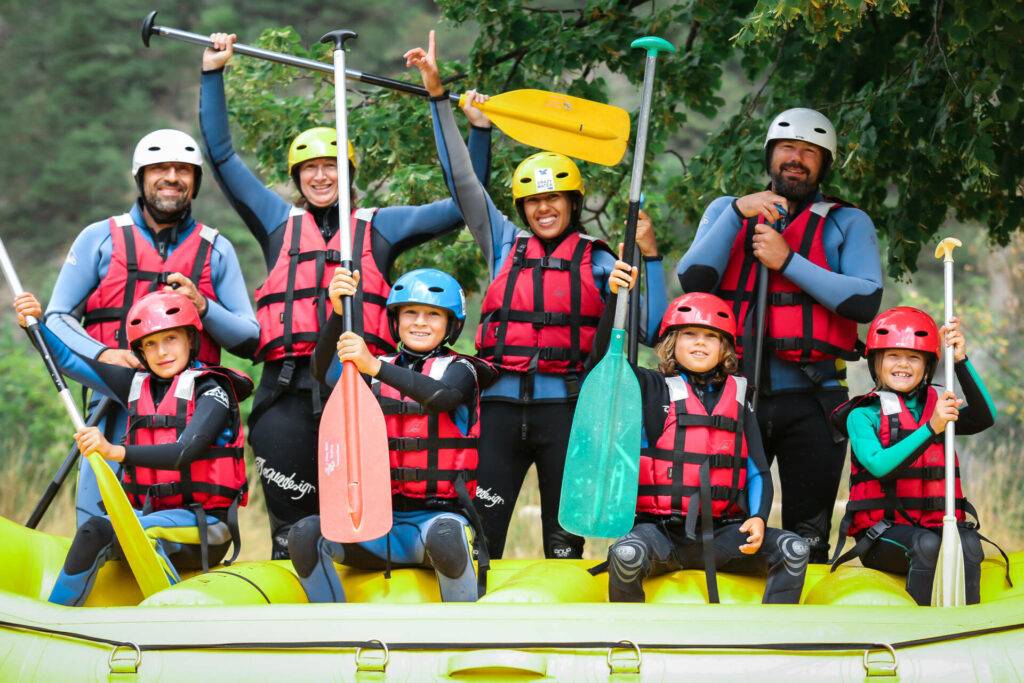 equipment for a rafting trip
