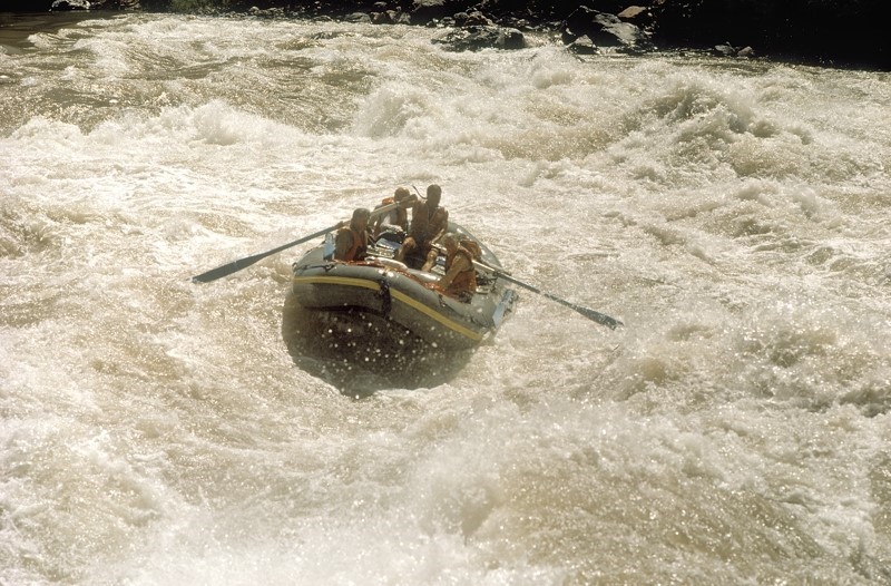rafting année 70 barcelonnette