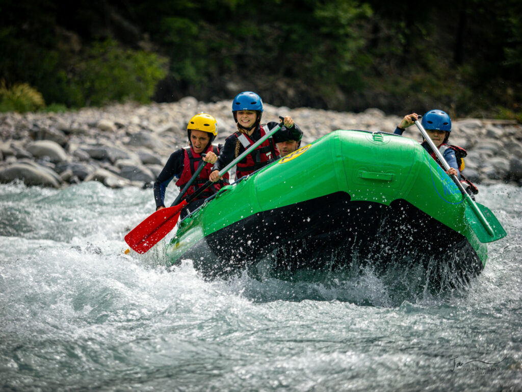 Rafting en famille à Barcelonnette 