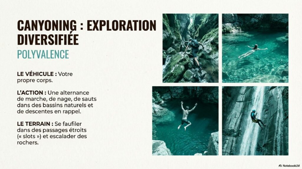 Canyoning ou rafting ? voici le pour et le contre des activités eau vive.