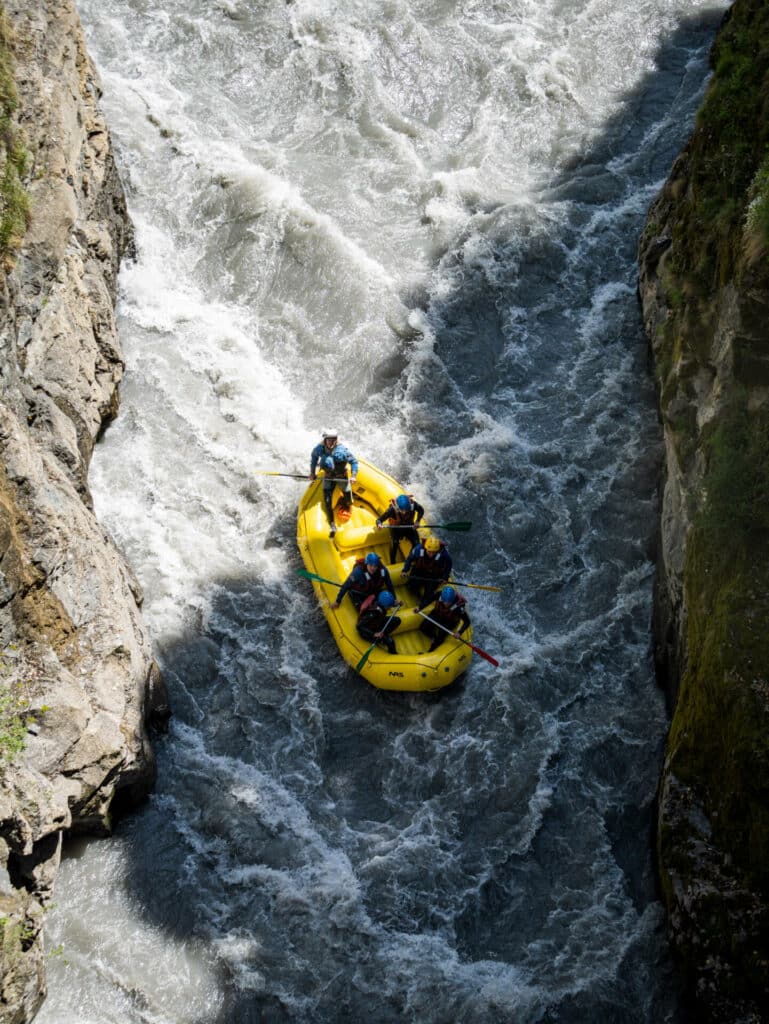 gorges de l'Ubaye en rafting
